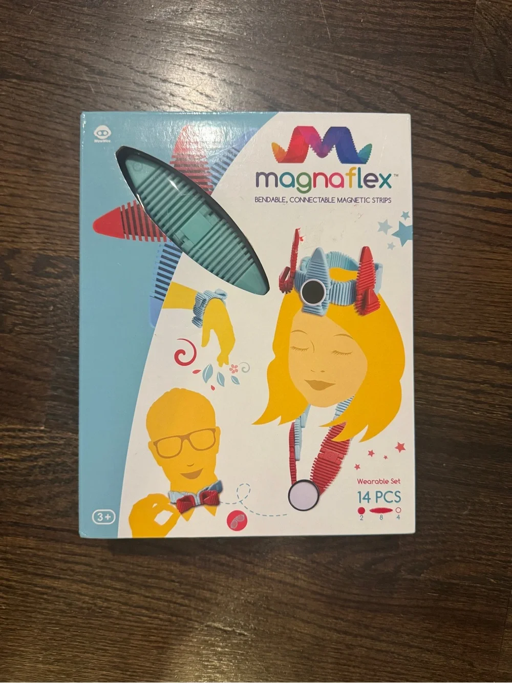 Magnaflex Kids Wearable Magnetic Toy Set - New Magnet Blocks STEM Toy